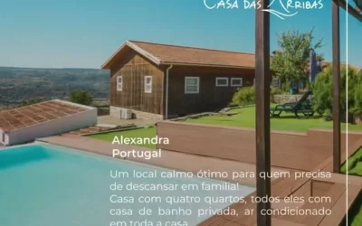 Desfrute da serenidade e tranquilidade na Casa das Arribas, um refúgio perfeito para relaxar em família!